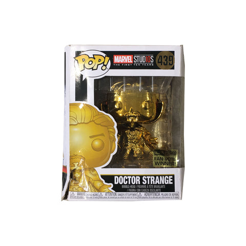 Funko Pop! Doctor Strange (Chrome)Fan Vote Winner! Damage box