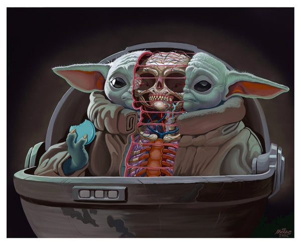 Dissection of Grogu Poster By Nychos