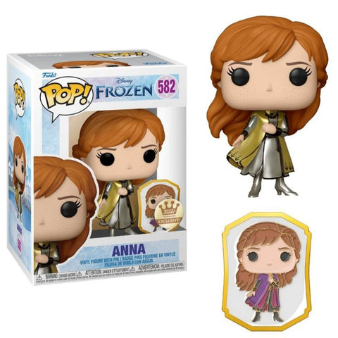 Funko Pop! Disney Ultimate Princess: Anna (Gold) with Pin Funko-Shop Exclusive