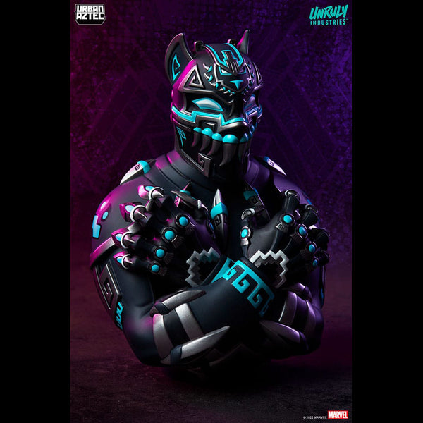 Black Panther Designer Collectible Bust by Unruly Industries