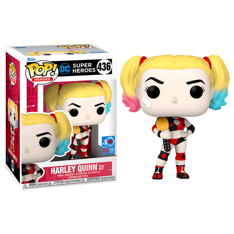 Funko Pop! Heroes: Harley Quinn with Belt PX Previews Exclusive