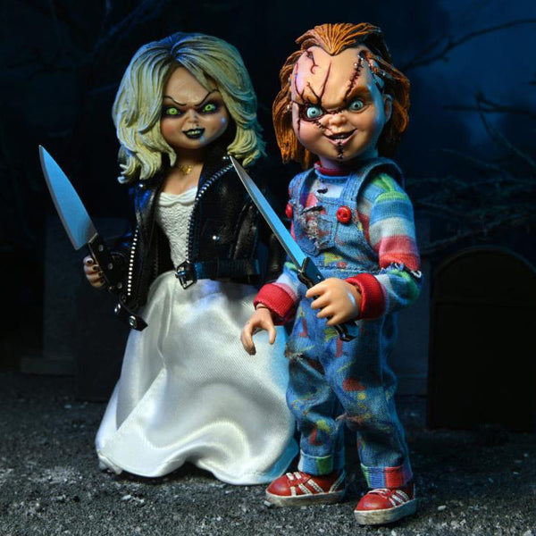 Bride of Chucky Chucky and Tiffany Clothed Figure Two-Pack