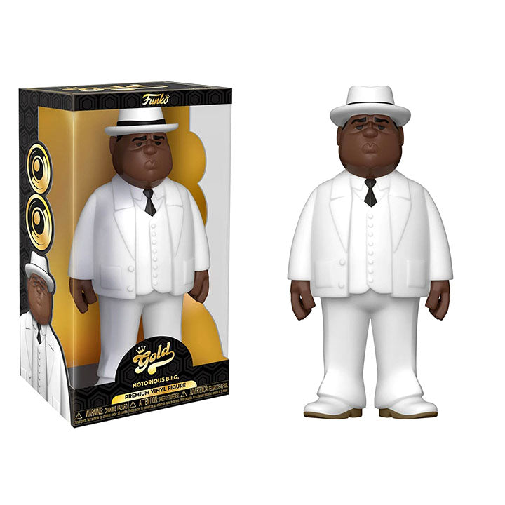 Notorious B.I.G. Gold Biggie Smalls White Suit 12-Inch Premium Figure