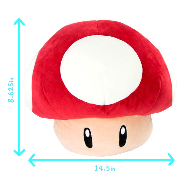 Mario Kart Club Mocchi- Mocchi- Mushroom Mega 15-Inch Plush