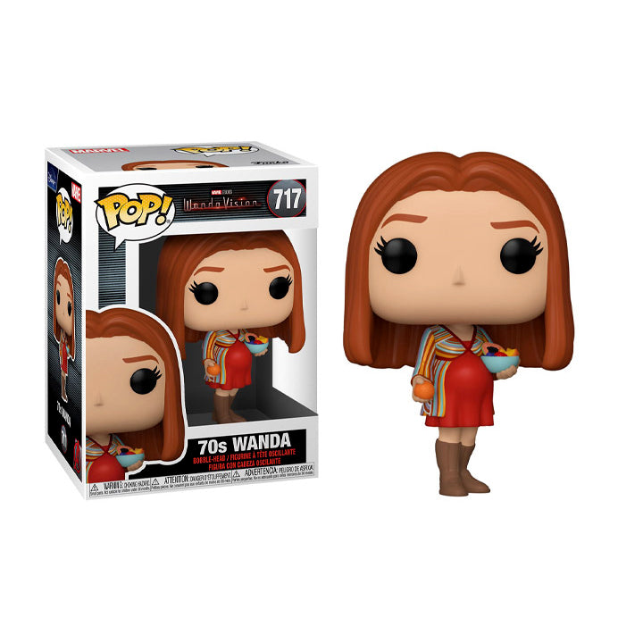 Funko Pop! Marvel: WandaVision - Wanda (70s) with Protector Case
