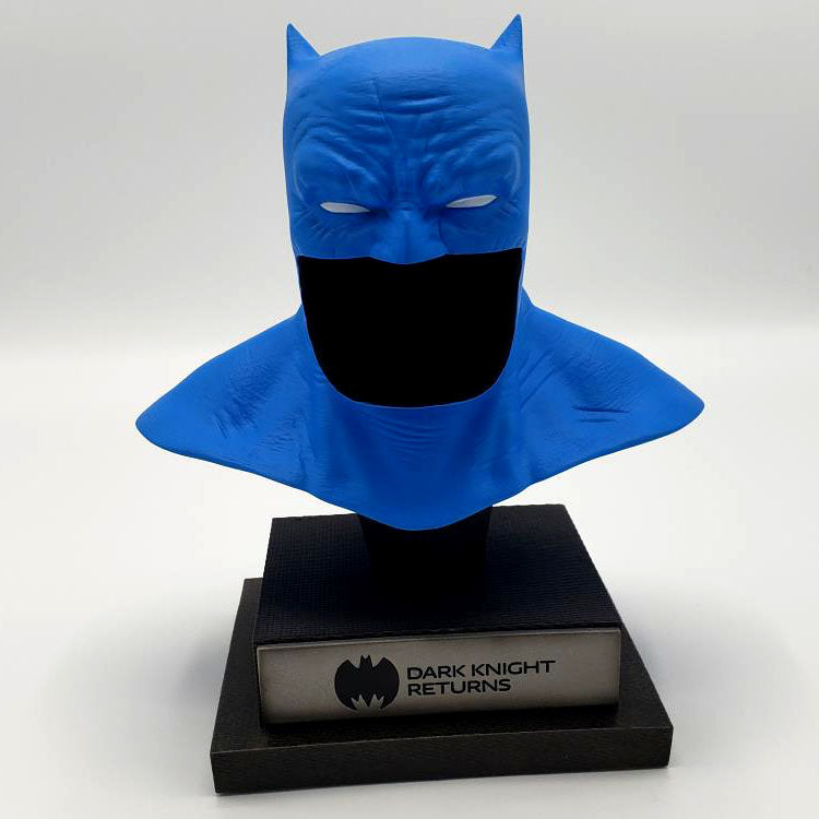 The Dark Knight Returns DC Gallery Batman Cowl (Electric Blue Ver.) 1/2 Scale Limited Edition Japan Exclusive Replica