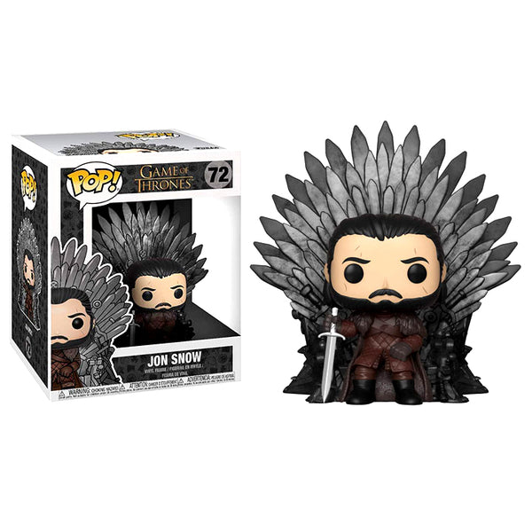 Funko Pop Deluxe Jon Snow on Iron Throne Display Piece Head