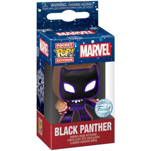 Funko Pop! Keychain - Black Panther Gingerbread